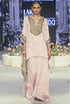 Shahnaaz Blush Pink Embroidered Kurta With Frill Sharara